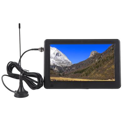 EBTOOLS 6 Inch Portable Digital ATSC TV, Lightweight Compact LED Television with Built in USB Memory Card Slot 1080p HD Support Tuner FM Radio, for Car Camping Outdoor Activities