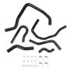 ALMULOO Radiator Hose Compatible with 1992-2000 Honda Civic 1.6l Sohc D15 D16 EG EK 6PCS Silicone Black view 2