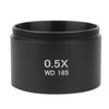 Astronomical Telescope Accessories WD165 0.5X 0.7X 1.5X 2.0X Auxiliary Objective Lens Thread 48mm Barlow Lens for Stereo Microscope (0.5X) view 1
