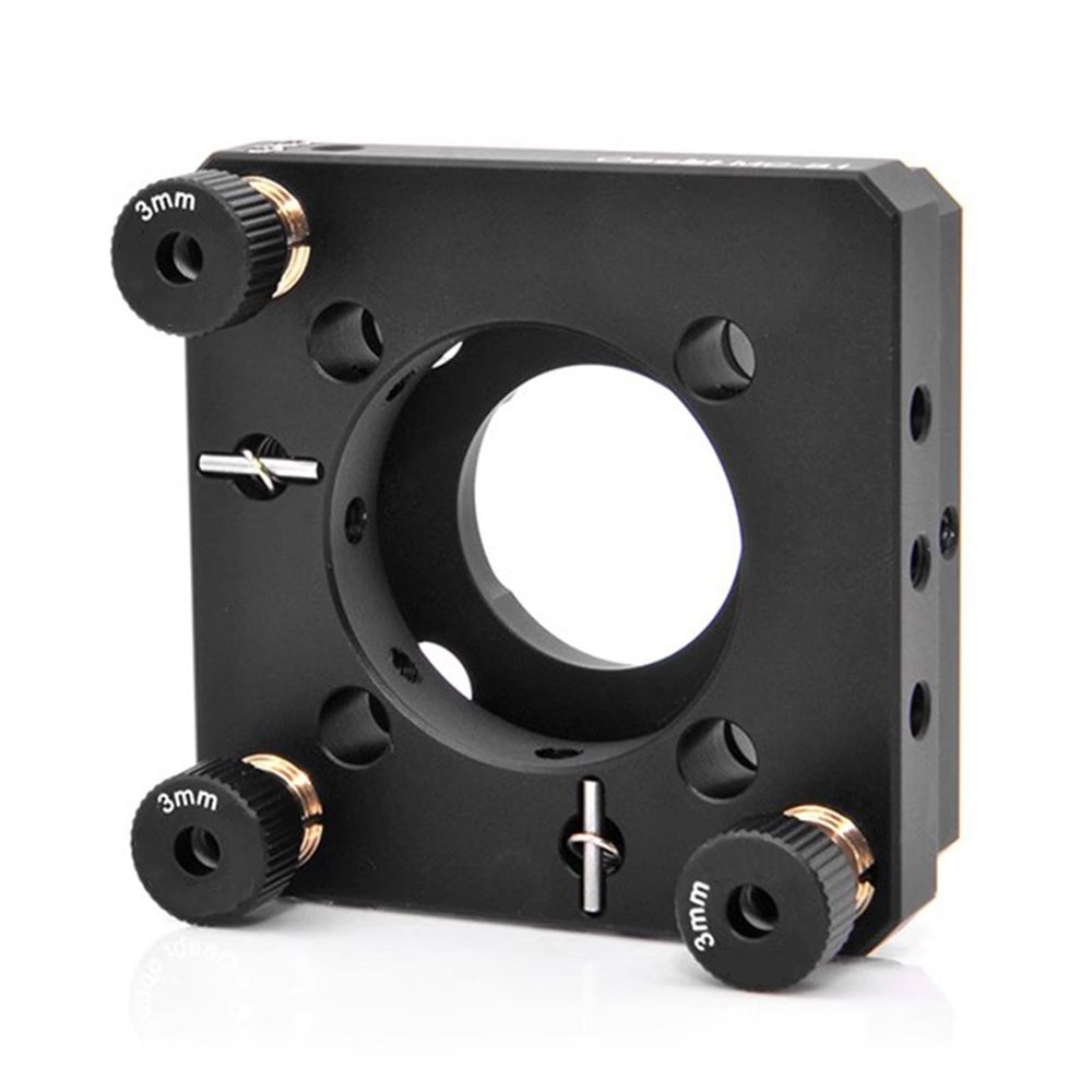 30mm Cage-Type Lens Mount, Cage-Type Optical Lens Holder, Universal Coaxial Lens Holder, 3mm Linear Movement, Can Mount 1-inch/25mm Optics Lens, for Optical Experiments(Smooth Holes)