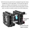 30mm Cage-Type Lens Mount, Cage-Type Optical Lens Holder, Universal Coaxial Lens Holder, 3mm Linear Movement, Can Mount 1-inch/25mm Optics Lens, for Optical Experiments(Smooth Holes) view 2