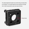 30mm Cage-Type Lens Mount, Cage-Type Optical Lens Holder, Universal Coaxial Lens Holder, 3mm Linear Movement, Can Mount 1-inch/25mm Optics Lens, for Optical Experiments(Smooth Holes) view 3