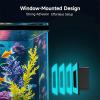 2K HD Aquarium Camera, Fish Tank Underwater WiFi Camera with Night Vision Function, 140  Wide-Angle Anti Glare and Anti Reflection, Bidirectional Audio Band AI Intelligent Detection (Black) view 4