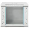 9U Wall Mounted Network Cabinet 19" IP20 (Grey,20.9" x 15.7" x 11.8") view 3