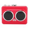 Heayzoki Portable Cassette Tape Player, USB Cassette to MP3 Digital Converter with 3.5mm Headphone Jack, Built in Speaker, Dual Power Supply Options for Commutes Travel (Red) view 1