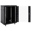 15U Network Cabinet 19" IP20 Black 23.6" x 17.7" x 33.9" (Black,60 x 45 x 86 cm) view 2