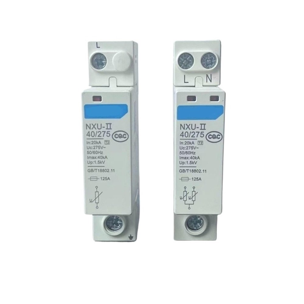 1P&2P Home Surge Protector - 40kA 275V 2nd Level Protection(2P)