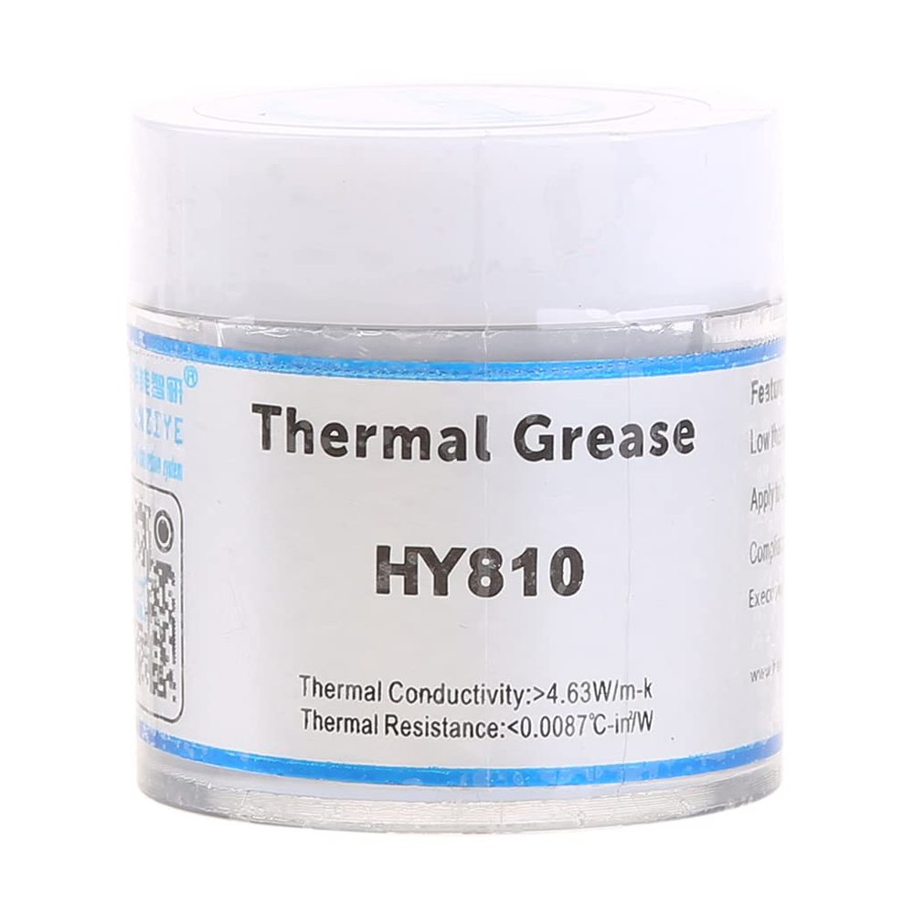 10G for Grey Silicone Compound Thermal Grease Conductive Grease Heatsink for CPU GPU Chipset Notebook Cooling 4.63W/for Laptop Cooler CPU Cooling Blower Dissipador Fan Heatsink Radiator Holder