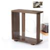 tanyunji001 CD Storage Rack, Vinyl Record Storage Holder, LP Box with Solid Wood Frame(Natural) view 3
