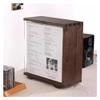 tanyunji001 CD Storage Rack, Vinyl Record Storage Holder, LP Box with Solid Wood Frame(Natural) view 4