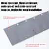 100FT Reusable Snap Closure Cable Wrap PVC Sleeving, Flame Retardant VTM-0, Easy Install Wire Management, 5~ 221 for Home Office, Server Rack & Electricians(57mm) view 2