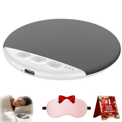 GCLZT Sleep Speaker Under Pillow, Bone Conduction Pillow Speaker, Ultra-Thin Bluetooth Pillows Speakers with White Noise Sound, Volume Control & Auto-Off Timer