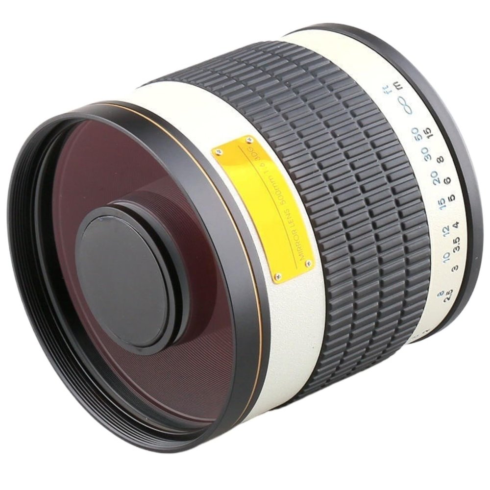 Compatible for Nikon Canon Sony DSLR Macro 4/3 Mirrorless 500mm f/6.3 MF Telephoto Mirror Lens 2X Teleconverter 1000mm(Canon)