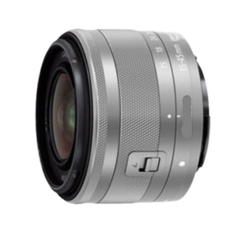 Compatible for Canon M1 M2 M3 M5 M6 M10 M50 M100 EF-M 15-45mm f/3.5-6.3 is STM Zoom Camera Lens(Silver)
