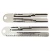 Stainless Steel Roof Shingle Gauge Tool, Inch Engineering Measuring Tool for Shingle Measurement, Tile Cutting, and Roofing Projects  2-Pack Silver Roof Gauge view 1