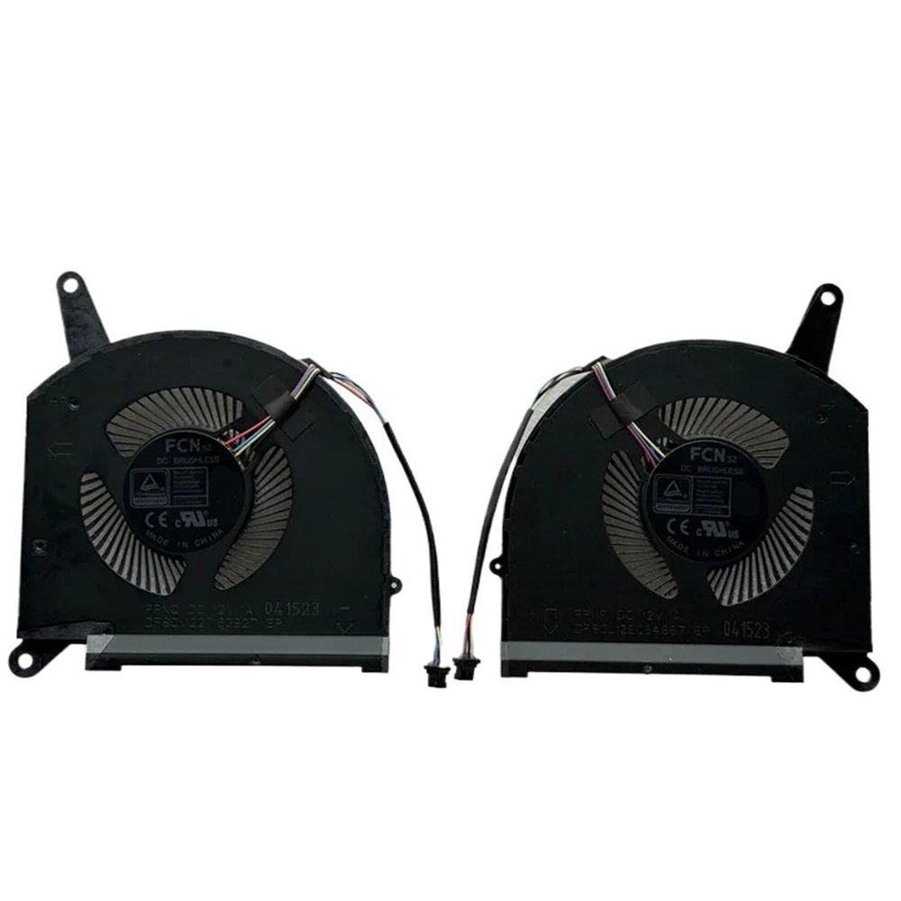 1pcs Laptop CPU GPU Cooling Fan for 7 9KF 9MF X7EF 17 XE4 YE5 RX7PXE Model: FPNP FPNQ 12V 1A(FPNP and FPNQ)