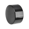Stainless Steel Handrail End Cap for Round Stair Treads  Rust-Resistant Round Handrail Cover Fitting, Fits 45mm and 50mm Diameter Rails, 4-Pack, Black(45mm) view 1