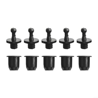 10 PCS Plastic Speaker Grill Buckles Ball Socket Type Grill Guides for Convenient Speaker Installation (016)