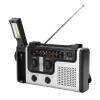 Sanpyl Emergency Radio, 1200mAh Solar Hand Crank Weather Radio with AM FM SW, Flashlight, for Outdoor Camping view 1
