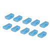 Lindy UK HDMI Port Blockers Without Key, Pack of 10, Blue view 1