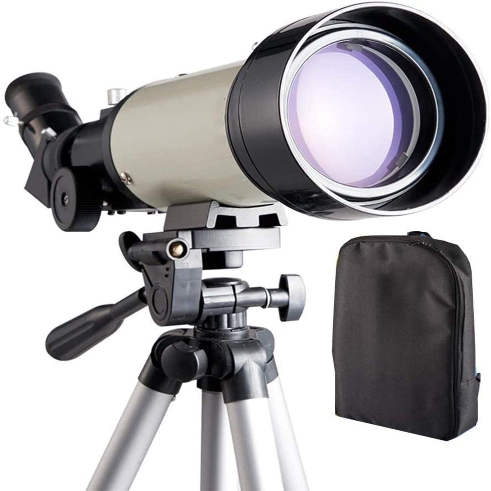 70mm Aperture 400mm Astronal Refractor Telescope  Portable Outdoor Telescope for Kids, Adults & Beginners with Adjustable Tripod & Backpack