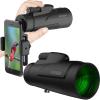 12X50 High Power Prism Monocular with Quick Smartphone Adapter - Waterproof, Fog-Proof, Shockproof BAK4 FMC Scope for Bird Watching and Camping view 1