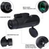 12X50 High Power Prism Monocular with Quick Smartphone Adapter - Waterproof, Fog-Proof, Shockproof BAK4 FMC Scope for Bird Watching and Camping view 3