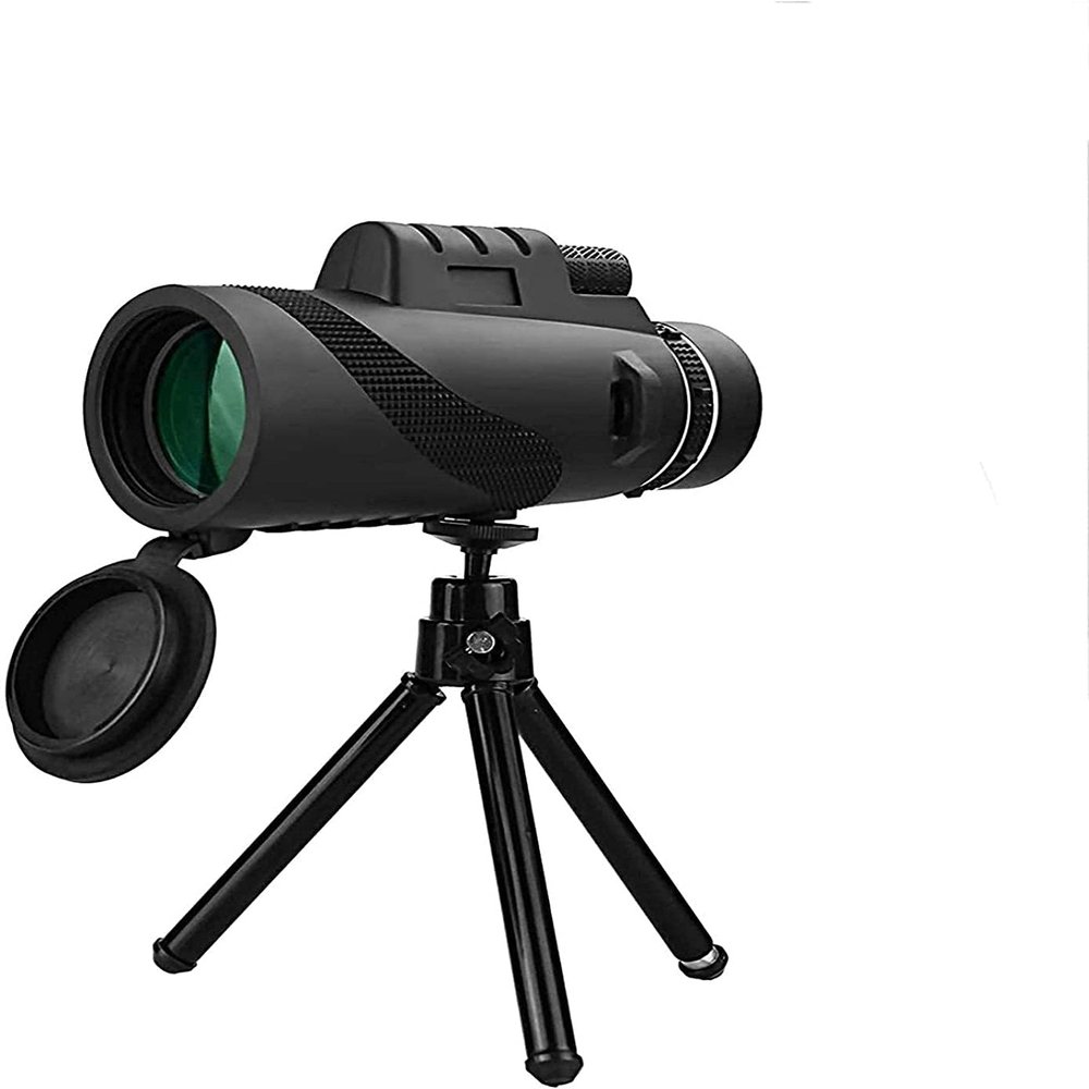 4060 High Power Monocular Telescope with Tripod - Waterproof, HD Zoom Scope for Birdwatching and Low Light Conditions