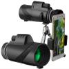 12x50 High-Power Waterproof Monocular Telescope with BAK4 Prism, Includes Smartphone Holder & Adjustable Tripod - Ideal for Bird Watching & Hiking view 1