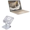BoxWave Stand and Mount Compatible with ASUS Zenbook A16 (16 in) - Executive VersaView Stand, Ergonomic Adjustable Viewing Angle Metallic Riser - Metallic Silver view 1