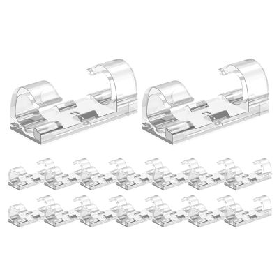 Adhesive Wire Clips | Fixer Organizer Holder,Clear Concealed Wiring Holder Stand | Multipurpose Fixer Organizer Wire Management System for Home Kitchen Wall Desk Bedside Dorm Nightstand