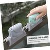 Abaodam 3pcs Window Groove Cleaning Brushes Household Slot Gap Scrub Brush Set for Sliding Window Tracks and Crevice Cleaning Random Color view 4