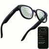 Smart Glasses with AR Display, Invisible Teleprompter & AI Real-Time Translation in 15 Languages, Bluetooth AI Smartglasses for Speech, Travel, Business Meetings, Smart Sunglasses for Men Women view 1