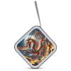 FodPand Fire Chinese Dragon CD Case 40 Capacity DVD Case Hard Plastic Disc Booklet VCD Storage Box Portable Zipper DVD Holder Large Media Binder for Car Home Office Travel view 3