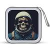 FodPand Movie Aesthetic Skull CD Case 40 Capacity DVD Case Hard Plastic Disc Booklet VCD Storage Box Portable Zipper DVD Holder Large Media Binder for Car Home Office Travel view 1