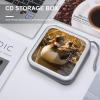 FodPand Domestic Duck CD Case 40 Capacity DVD Case Hard Plastic Disc Booklet VCD Storage Box Portable Zipper DVD Holder Large Media Binder for Car Home Office Travel view 4
