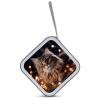 FodPand Cat Hanging Christmas Lights CD Case 40 Capacity DVD Case Hard Plastic Disc Booklet VCD Storage Box Portable Zipper DVD Holder Large Media Binder for Car Home Office Travel view 3