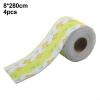 Anti-Condensation Strip Moisture Absorbing Strip for Glass 2.8M Reusable Washable Water Absorbing Sticker Customizable Length Drying Pad with Patterned Design(Four-for Leaf Clover) view 4