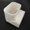 White PVC Air Conditioner Duct Cover for AC Line Set Protection  100x65 mm Decorative Casing Compatible with 3-6P Central Air Conditioning Units(Vertical Bend) view 2