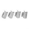 Lightweight Aluminum Solar Panel Mounting Brackets Z Bracket for Solar Panels with Hardware Kit for RV Boat Wall Off Grid Installation, Set of 4 view 2