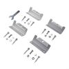 Lightweight Aluminum Solar Panel Mounting Brackets Z Bracket for Solar Panels with Hardware Kit for RV Boat Wall Off Grid Installation, Set of 4 view 3