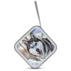 FodPand Dog in The Snow CD Case 40 Capacity DVD Case Hard Plastic Disc Booklet VCD Storage Box Portable Zipper DVD Holder Large Media Binder for Car Home Office Travel view 3