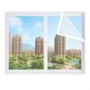 Windproof Thermal Insulation Film for, Reusable PE Plastic Sealant Kit with Double-Sided Tape, Transparent Heat Retention Material for Winter Energy Saving,(100x150cm) view 1