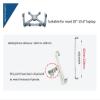 ADBWEKKF UP-8 Computer Floor Stand with Adjustable Height/Angle and Mouse Tray view 2