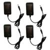 4PCS 12V 2000mA AC/DC Adapter Power Cord, 5.5mm x 2.5mm Tip, 3-Foot Length, Wide-Range 100-240V Input, Safety-Protected Design view 1
