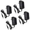 4PCS 12V 2000mA AC/DC Adapter Power Cord, 5.5mm x 2.5mm Tip, 3-Foot Length, Wide-Range 100-240V Input, Safety-Protected Design view 2