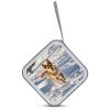 FodPand Dog Chasing in The Snow CD Case 40 Capacity DVD Case Hard Plastic Disc Booklet VCD Storage Box Portable Zipper DVD Holder Large Media Binder for Car Home Office Travel view 3