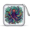 FodPand Colorful Octopus CD Case 40 Capacity DVD Case Hard Plastic Disc Booklet VCD Storage Box Portable Zipper DVD Holder Large Media Binder for Car Home Office Travel view 1