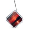 FodPand Fiery Red Sunset CD Case 40 Capacity DVD Case Hard Plastic Disc Booklet VCD Storage Box Portable Zipper DVD Holder Large Media Binder for Car Home Office Travel view 3