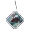 FodPand Diving Hippo CD Case 40 Capacity DVD Case Hard Plastic Disc Booklet VCD Storage Box Portable Zipper DVD Holder Large Media Binder for Car Home Office Travel view 3
